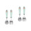 2Sets Draagbaar Baby ABS Roestvrij 4