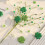 St. Patrick's Day green shamrocks cutouts 6