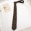 Women's Coffee Plaid Tie Polyester 3pcs 8
