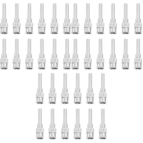36Pièces Aiguilles Doseuses Inoxydable Pointe Biseautée 2