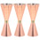 3Pièces Jigger Cocktail Inoxydable Rose, Double Tête Facile 3