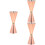 3Pièces Jigger Cocktail Inoxydable Rose, Double Tête Facile 5