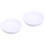 2Pcs Durable White Brush Pen Stand Calligraphy Ink Dish 4