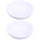2Pcs Durable White Brush Pen Stand Calligraphy Ink Dish 5