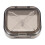 2Pcs Practical Grey Pills Case Compact Portable Pills Storage Box 10