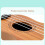 Ukulele soprano de 14 polegadas para crianças e adolescentes – Cordas de nylon, leve, portátil, fácil de aprender – Compatível com iniciantes 7