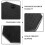 2Pcs Trolley Jack Pad Rubber Black Cushioning for Lifting Machine Accessories 2