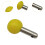 Graver Handle Carving Grip Kit Versatile Portable Compact Ergonomic Design Round yellow 6