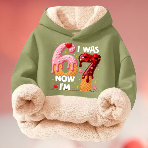 Sweat à capuche enfant multicolore imprimé glace 1 pièce 1
