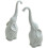 1PCS Grey，Silicone Tea Infuser Creative Elephant Tea Strainer 2