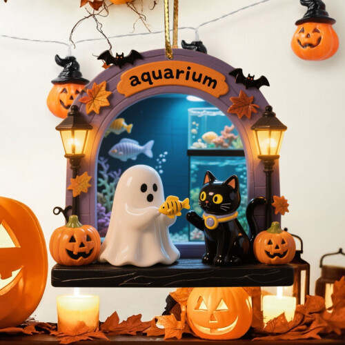 Στολίδι για Φαντάσματα για το Halloween, 2D Ακρυλικό Κρεμαστό Διακοσμητικό 2