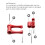 1/4 Promoto MX Red Knuckle Pull Rod Aluminium 3