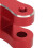 1/4 Promoto MX Red Knuckle Pull Rod Aluminium 8