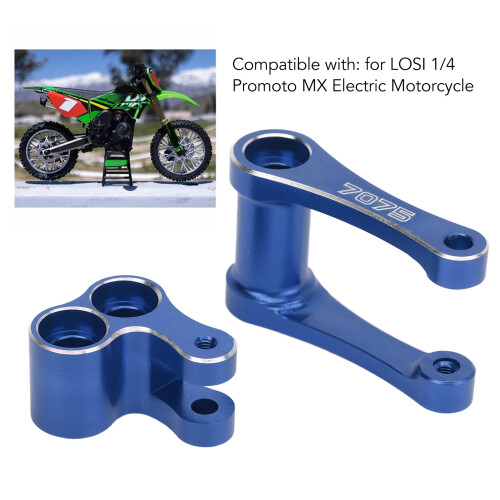 Promoto MX 1/4 Rear Knuckle Pull Rod Blue 2