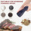 Moedor de sal e pimenta de madeira, moedor manual recarregável. 4