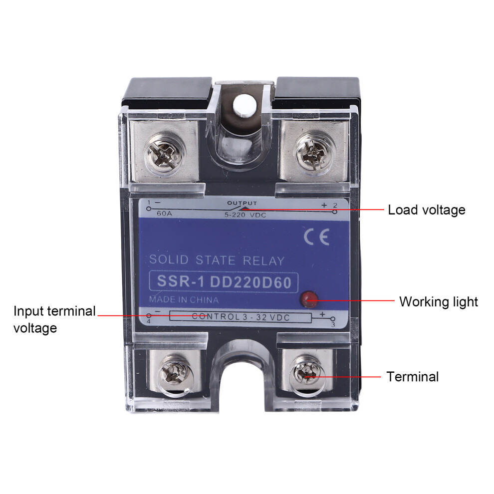 Robust Single Phase SSR 60A DC