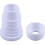 20 Pieces Plastic Standard Couplers Cake Decorating Coupler Pipe Tip Coupler for Icing Nozzles, White 4
