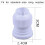 20 Pieces Plastic Standard Couplers Cake Decorating Coupler Pipe Tip Coupler for Icing Nozzles, White 5