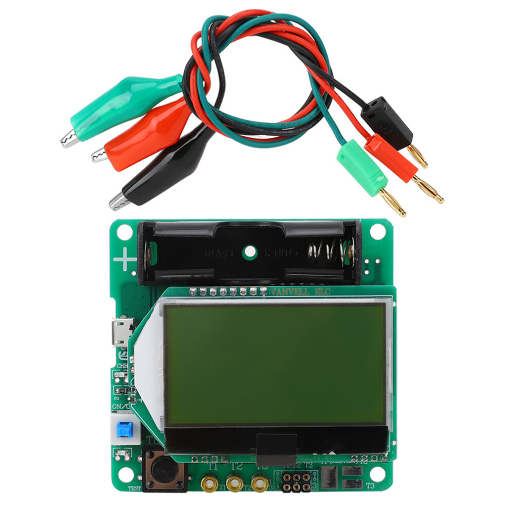 Digital Lcd Tester For Semiconductor Analysis, Automatic Detection Device With Transistor Mosfet Diode Checker, Multifunction Meter With Inductance 9357860258227