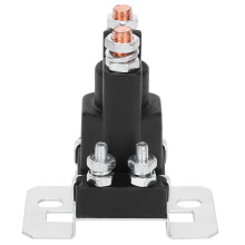 Solenoïderelais met koperen contacten, zilverkleurige pinnen, 12V 80A aftermarket solenoïderelais met normaal open ontwerp, hoogstroom