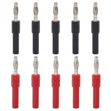 Good Electrical Conductivity Adapter for Lab and Workshop Tools, Exquisite Workmanship4mm to2mm Banana Connector with High Quality PA and Brass