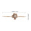 Minkissy 2Pcs Boho Flower Curtain Tiebacks Light Brown Adjustable Holdbacks for Sheer Drapes Home Decor 2