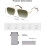 Γυαλιά ηλίου Retro Polarized Square για γυναίκες και άνδρες, μεγάλα μεταλλικά γυαλιά ηλίου 5