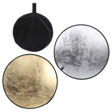 Professional Photography Reflector5In1Foldable Gold And Silver Light Diffuser With Bag Studio Outdoor Lighting Lightweight Durable Construction