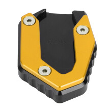 Cavalletto laterale in alluminio CNC, piastra di estensione per cavalletto laterale moto, facile da installare, maggiore area di supporto per Yamaha