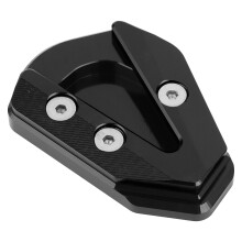 CNC Machined Kickstand Pad, Aluminum Kickstand Pad for YAMAHA YZF R6 17-19, Anodized Metal Construction with Enlarged Footprint, Enhances Stability