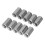 Galvanized Threaded Rod Connector for Structural Stability, Hex Coupling Nut with Carbon Steel Build, Hexagonal Outer Shape for Precision Fit in 1