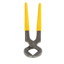 Forged Nail Puller Pliers, Heat Treated High Carbon Steel Body with Hardened Jaws, Non-Slip Handle End Cutter Tool, Ergonomic Design for Efficient