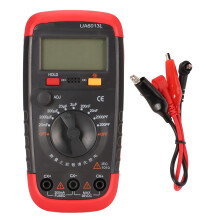 Kondensatortester für die Elektronikwartung, tragbares Kapazitätsmessgerät mit klappbarem Ständer, Digitalmultimeter mit Datenhaltefunktion