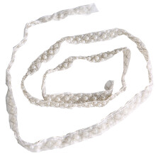 Multi-Purpose Beaded Lace For Craft, Gorgeous Rhinestone Trim, Wedding Dress Sewing Decoration For DIY Bridal Costume Fashion Accessories, Iron On