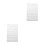 2Pcs Anti-Wrinkle Massage Bed Sheets White Polyester for Spa Use 8