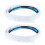 10Pcs Dual Color Car Running Light Flexible Headlight Bar 3