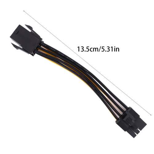 Κάρτα Γραφικών6P σε8P6P σε8Pin Κάρτα Γραφικών CPU Καλώδιο Τροφοδοτικού Πλαισίου6pin σε8pin 1