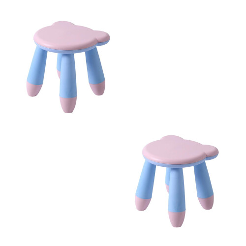 2Pièces Enfant Cartoon Bleu PP Stable Résistant 1