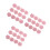 36Pièces Stickers Cachet Cire Rose 3D Autoadhésifs Pour Fêtes 1