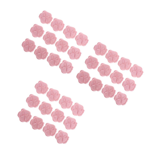 36Pièces Stickers Cachet Cire Rose 3D Autoadhésifs Pour Fêtes