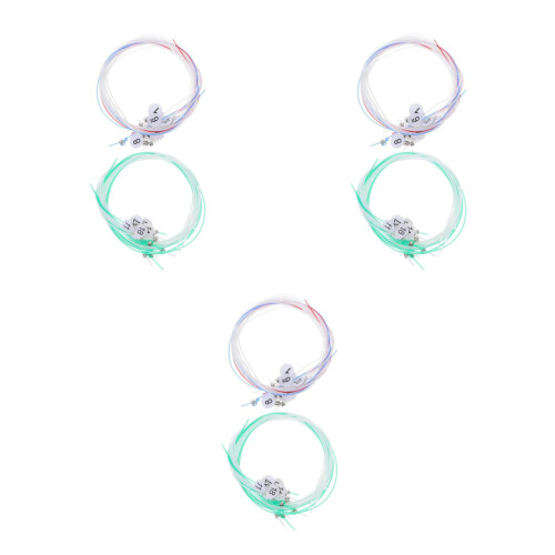 3Ensembles Jeux Cordes Lyre Nylon Solides Accessoires