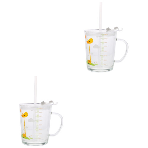 4Ensembles Verres À Lait Enfants , Échelle