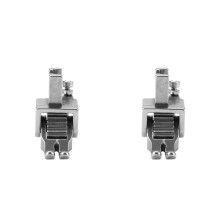 2Pcs Premium Iron Roller Presser Foot for Sewing Machine Crafts