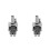 2Pcs Premium Iron Roller Presser Foot for Sewing Machine Crafts 1