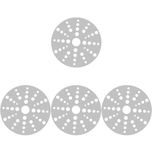4Pcs Household Heat Conduction Fin Silver Practical Kitchen Gadget