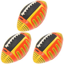 3Pcs Multi Kids Rugby Toy Ball for School Sports and Athletic Training