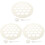 3Sets White Dumpling Maker Mold Multi-Hole for Home Kitchen Use 1