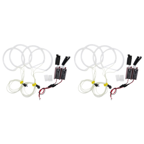 8Pcs Assorted Color Angel Eyes Headlights Low Power Consumption
