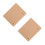 2Pcs Handle Wrap Protector Beige PU for Luggage Handbag Bag Handles 1