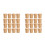 100Sets Disposable Kraft Paper Soup Cups with Lids Light Brown 1